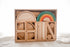 QTOYS - Hollow Blocks With Rainbow - 40 Pieces